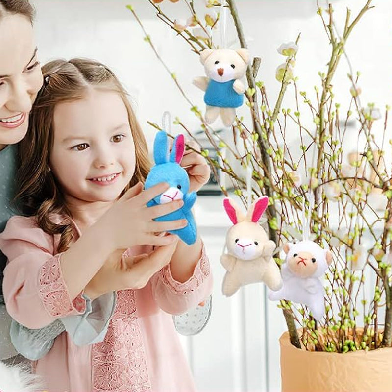 Plush Animal Toy-Filled Easter Eggs