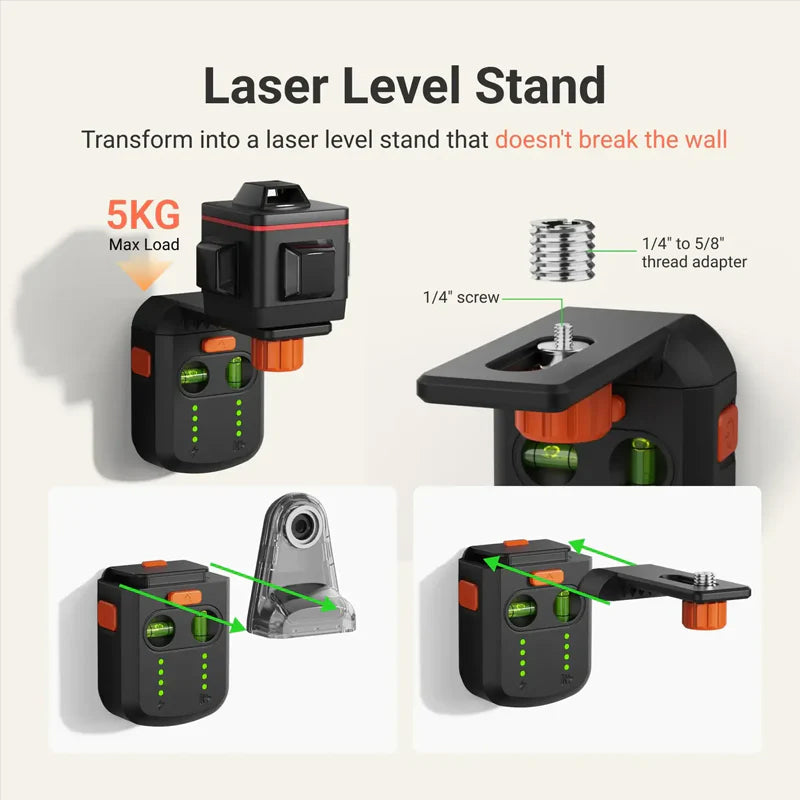 4-in-1 Laser Level Tool with Line Laser