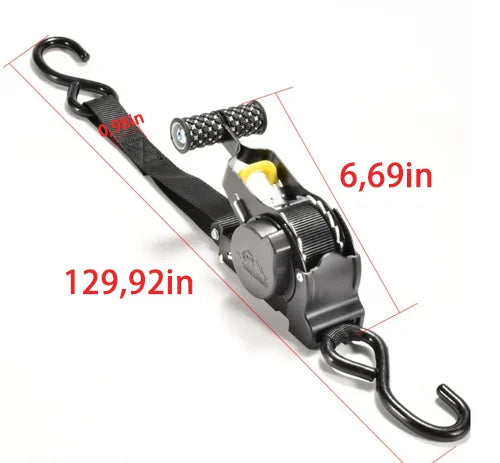 Retractable Auto Ratchet Strap