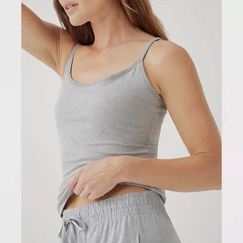 Tank Top With Built-In Bra