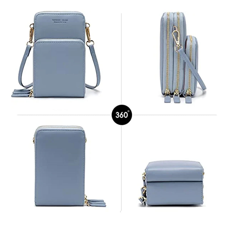 Liten Crossbody-veske i skinn