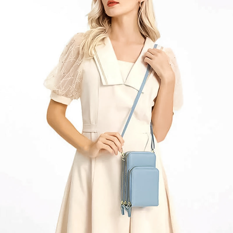 Liten Crossbody-veske i skinn