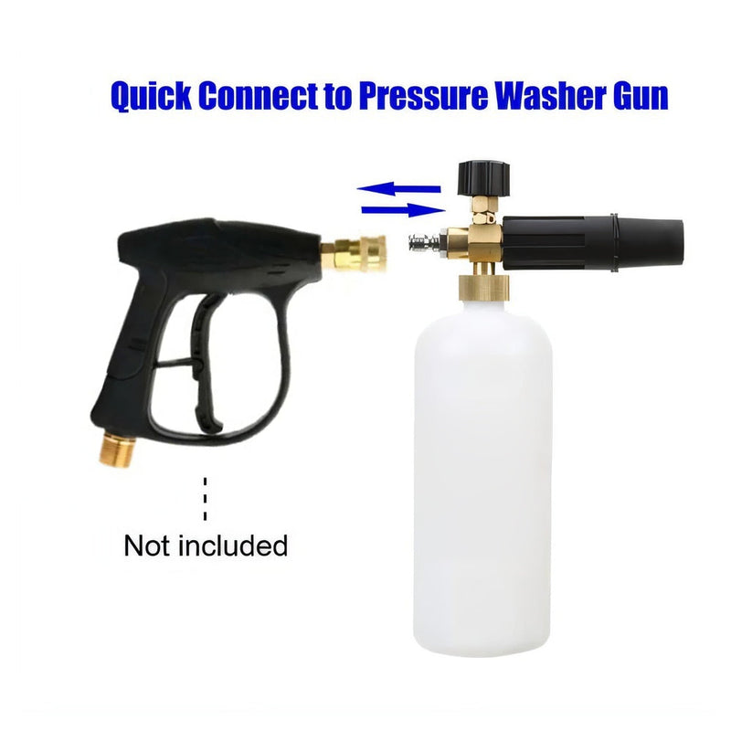 Enhance Your Car Washing Experience - Foam Cannon Dual Connector Accessory