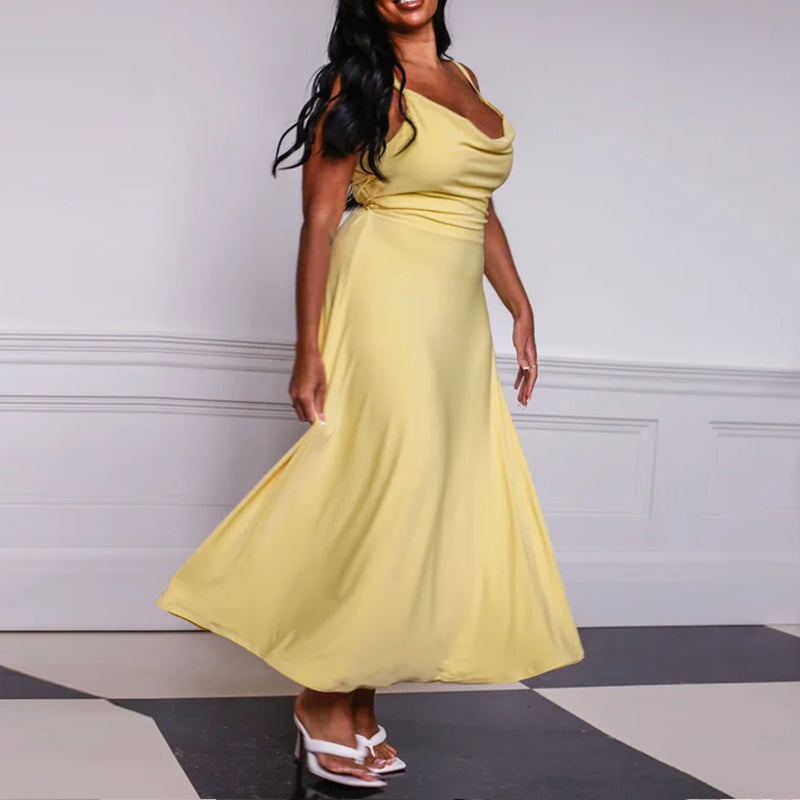 Drape Maxi Dress