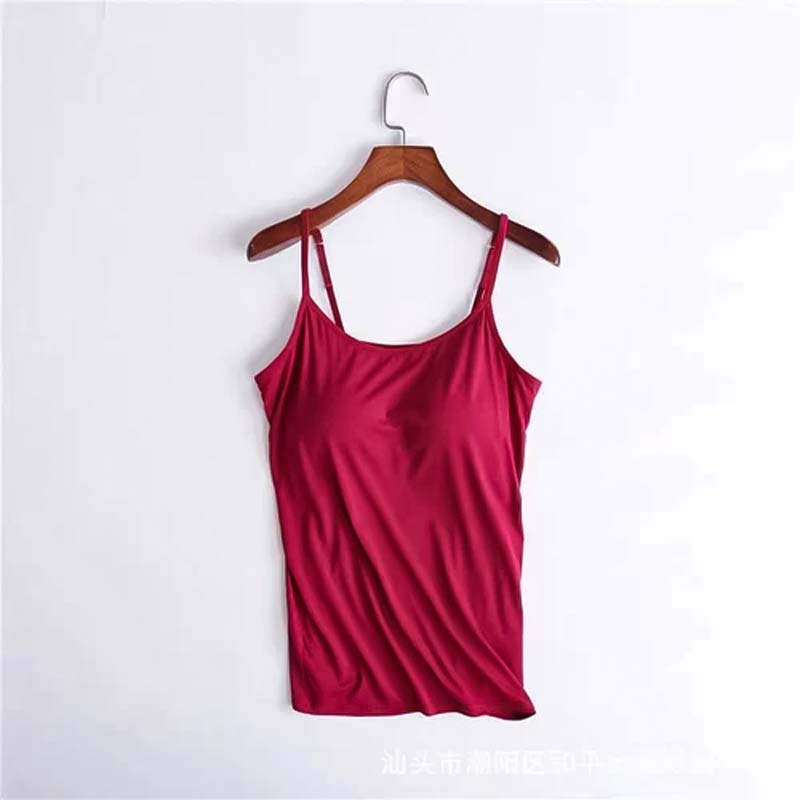 Tank Top With Built-In Bra