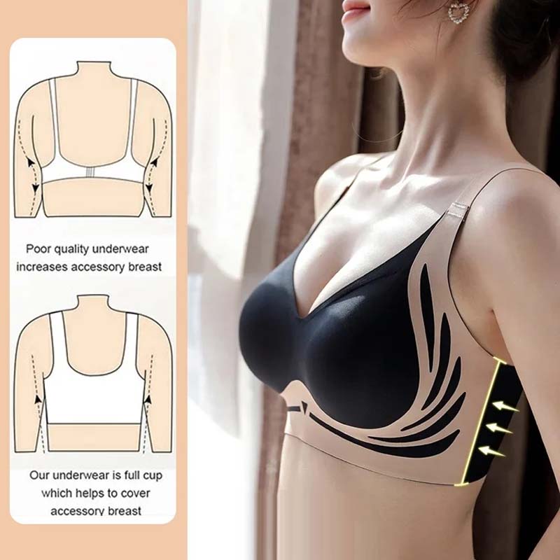 Lifting Anti-Sagging Wireless Push-up Bra