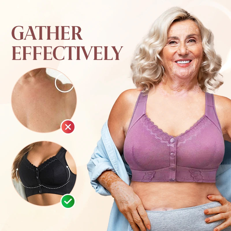 Front Closure Breathable Bra