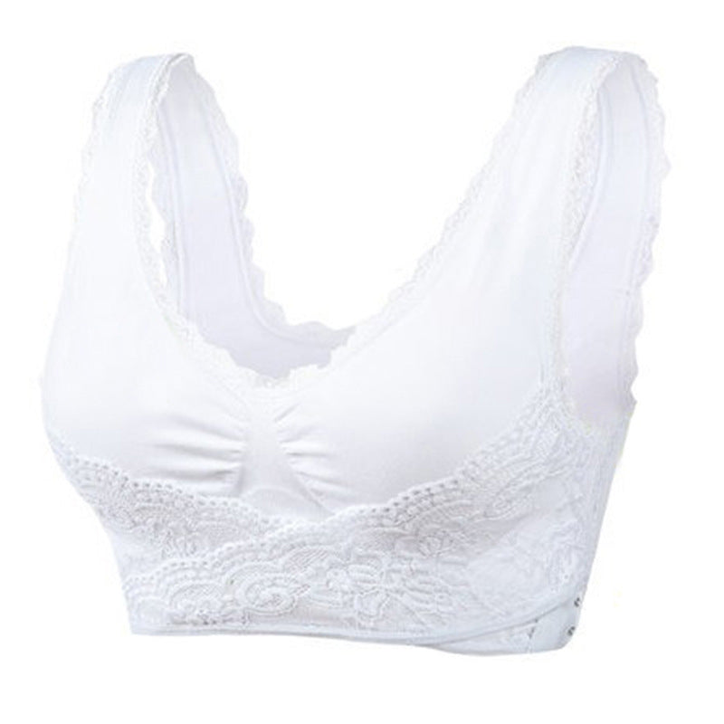 Women's Wireless Full Coverage Lace Bra