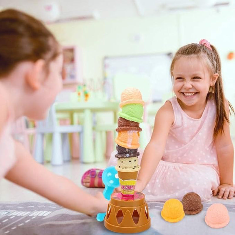 Ice Cream Toy Stacking Tower Set