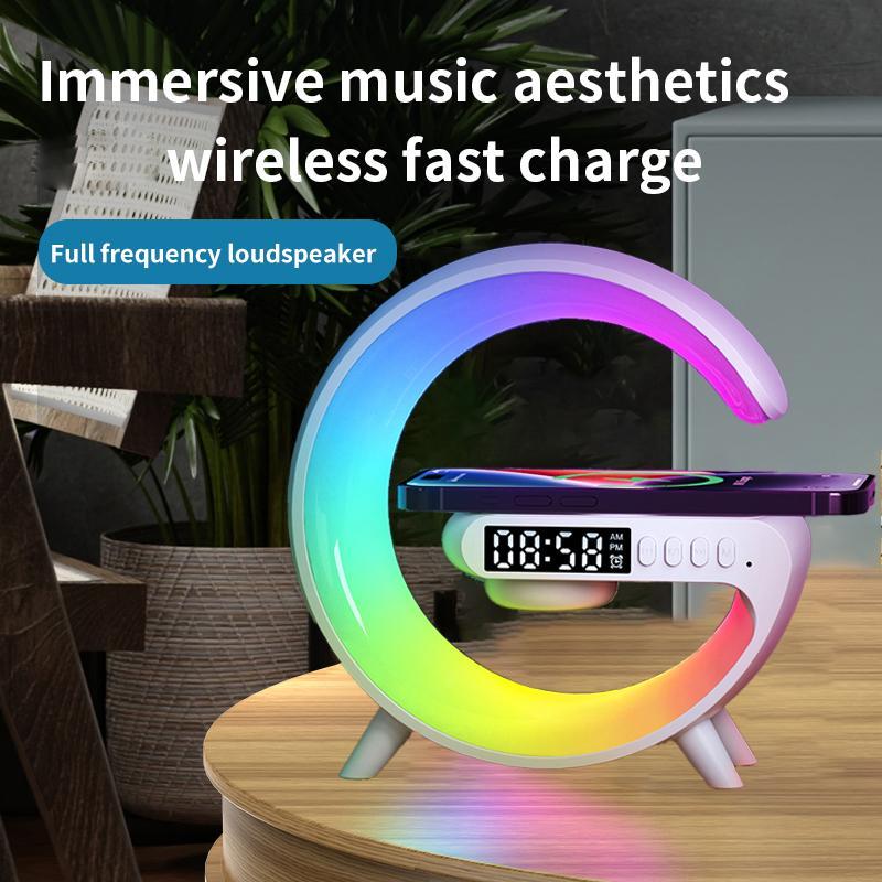 G-shaped Led Wireless Charging Speaker