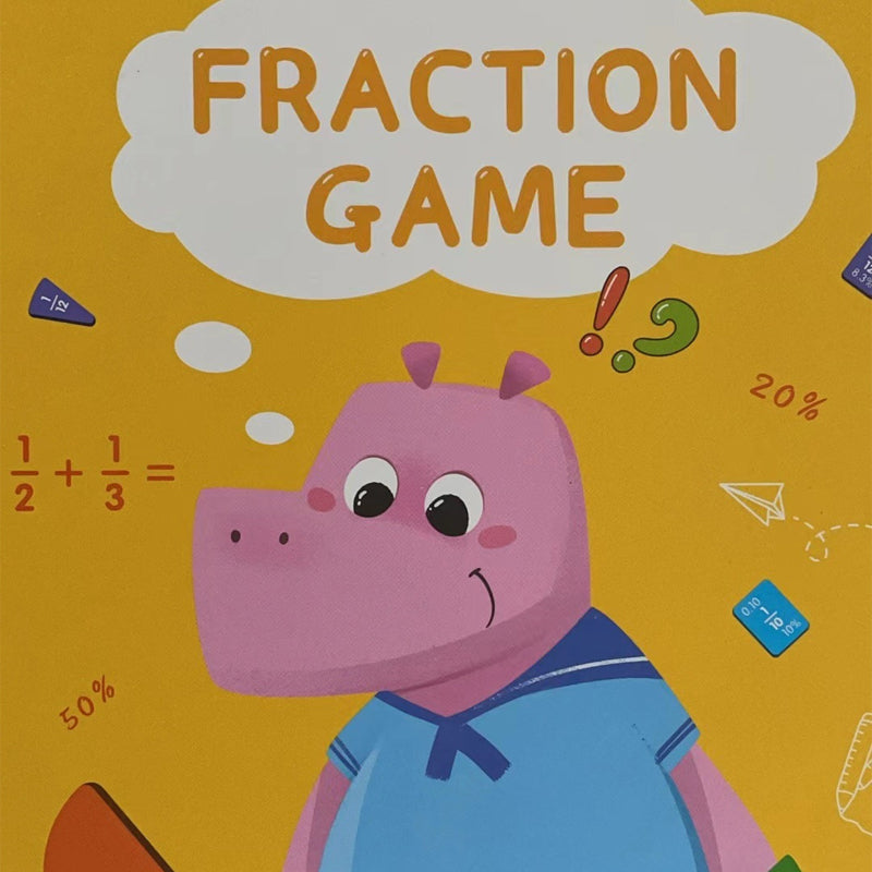 Magnetic Fraction Educational Puzzle