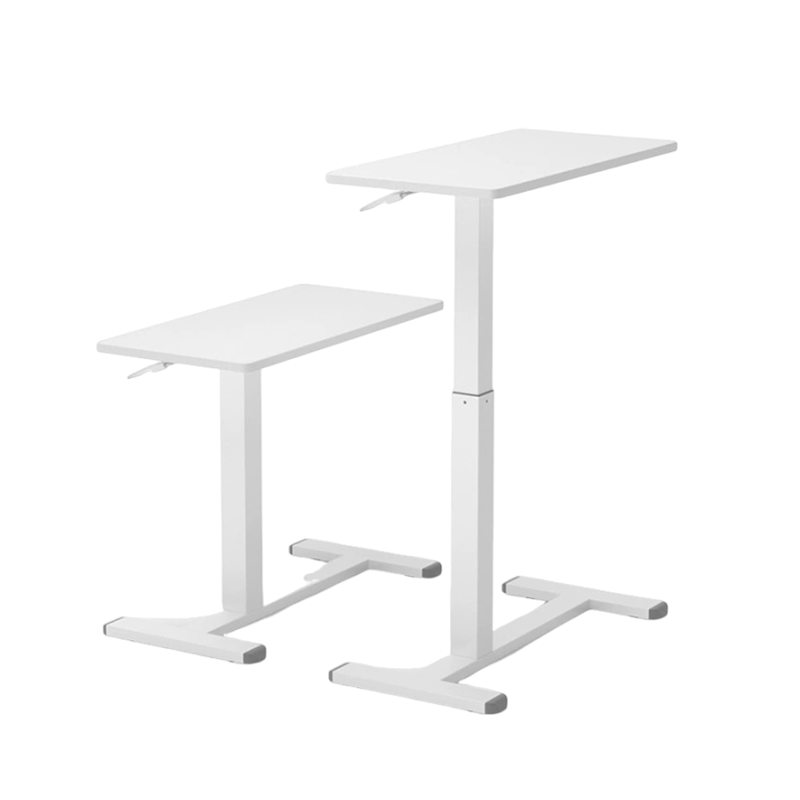 Pneumatic Lift Table With Wheels That Can Be Hidden