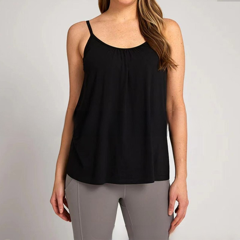 Tank Top With Built-In Bra