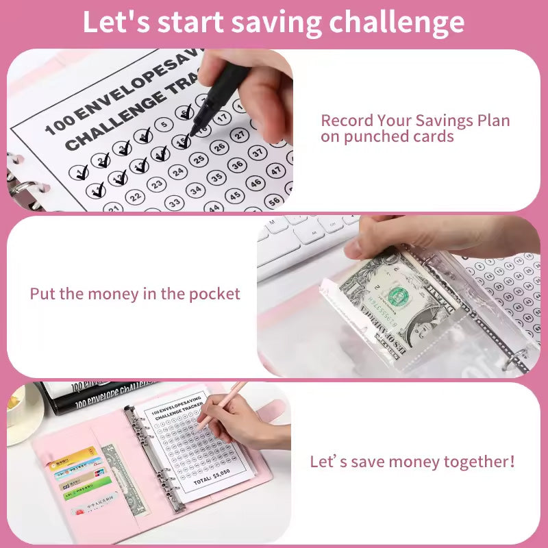 100 Envelopes Money Saving Challenge