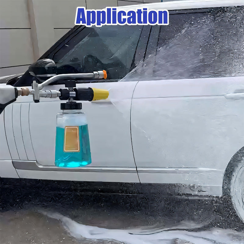 Enhance Your Car Washing Experience - Foam Cannon Dual Connector Accessory