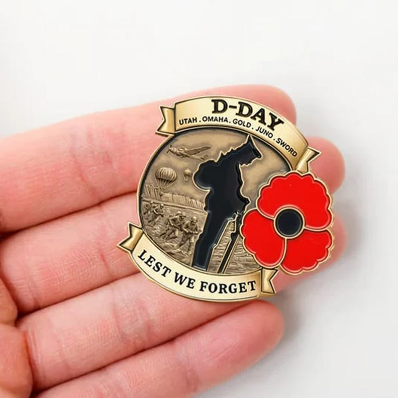 D-DAY 80th Anniversary Commemorative Badge