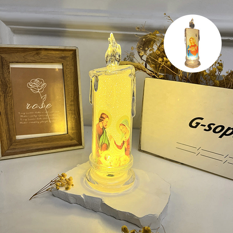 LED prayer flameless candles