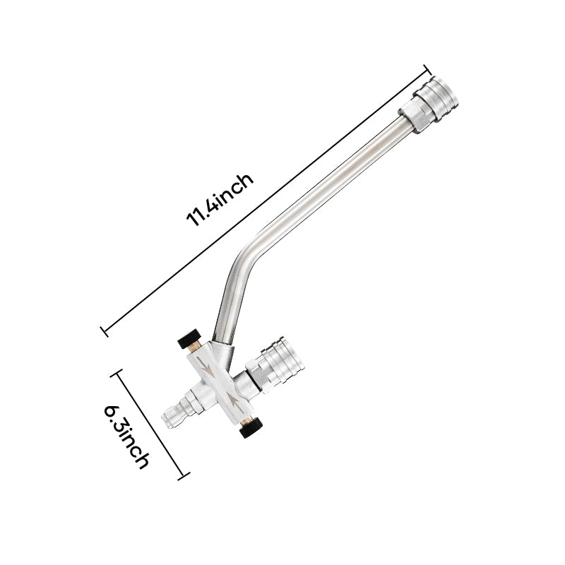 Enhance Your Car Washing Experience - Foam Cannon Dual Connector Accessory