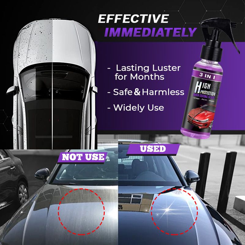 3 in 1 High Protection Quick Car Coating Spray