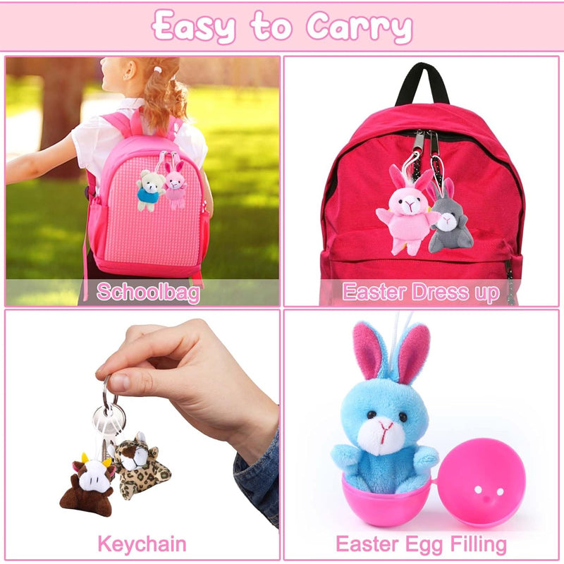 Plush Animal Toy-Filled Easter Eggs