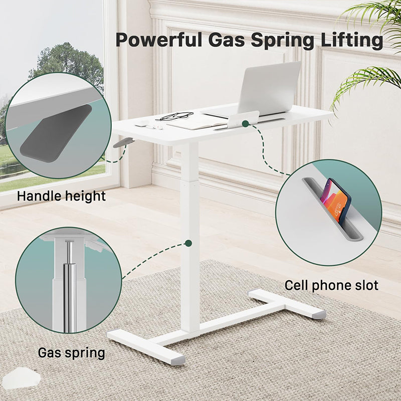 Pneumatic Lift Table With Wheels That Can Be Hidden