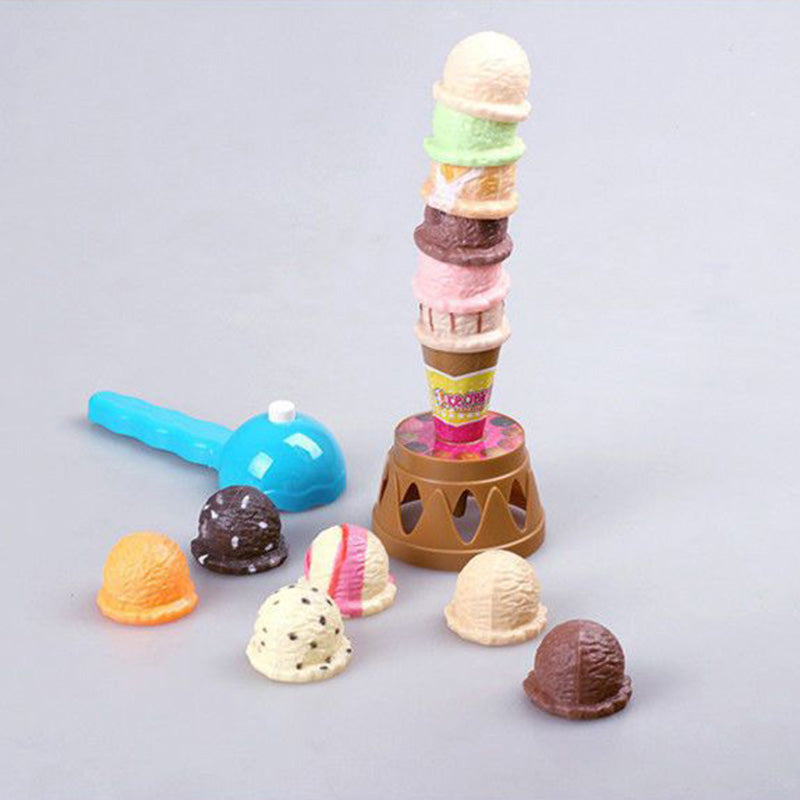 Ice Cream Toy Stacking Tower Set