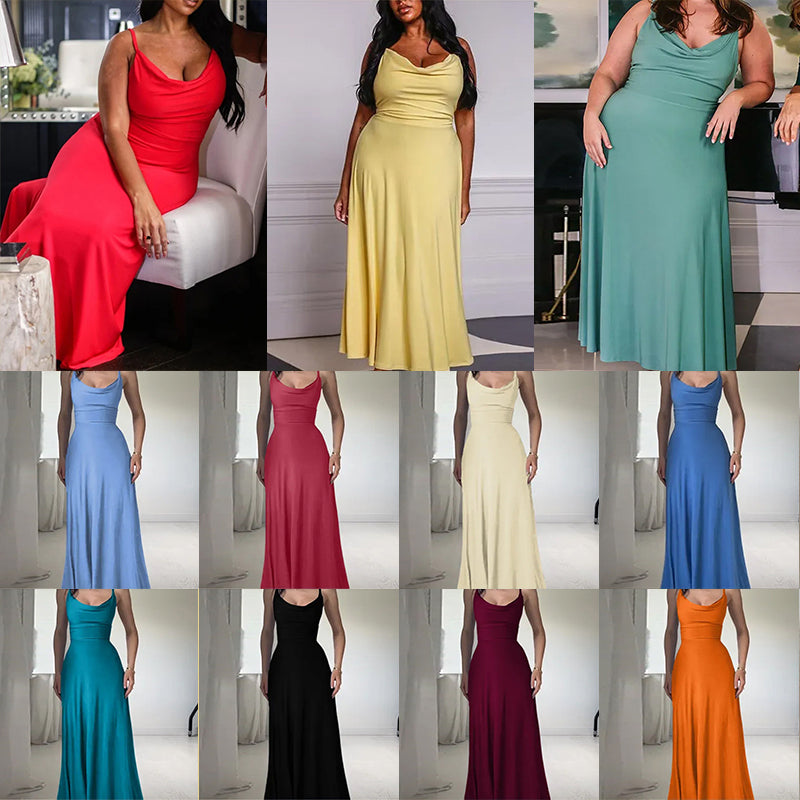 Drape Maxi Dress