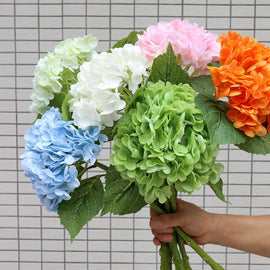 Artificial Hydrangea Blossoms for Outdoor Use