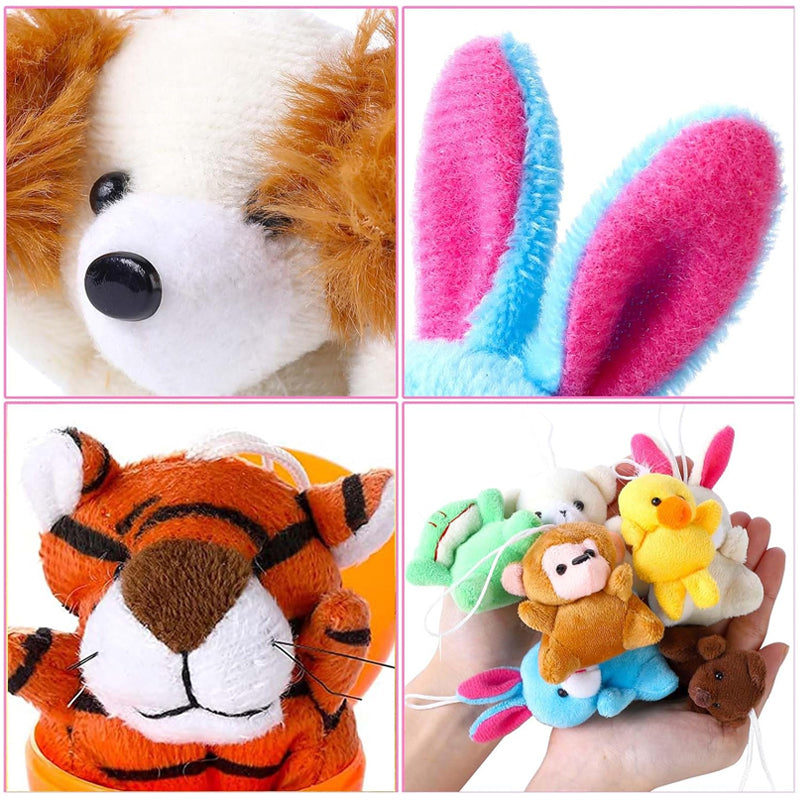 Plush Animal Toy-Filled Easter Eggs