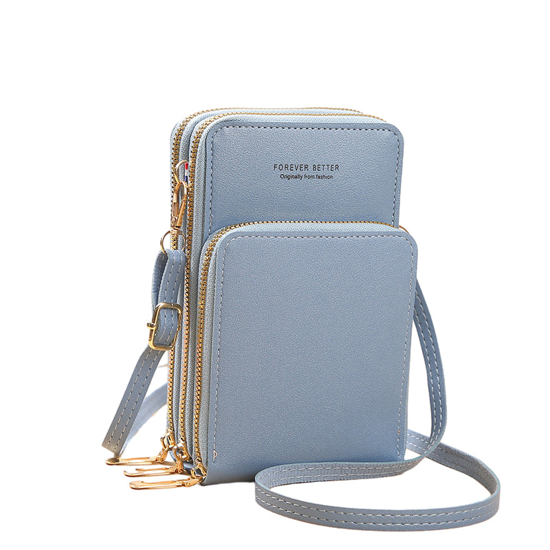 Liten Crossbody-veske i skinn