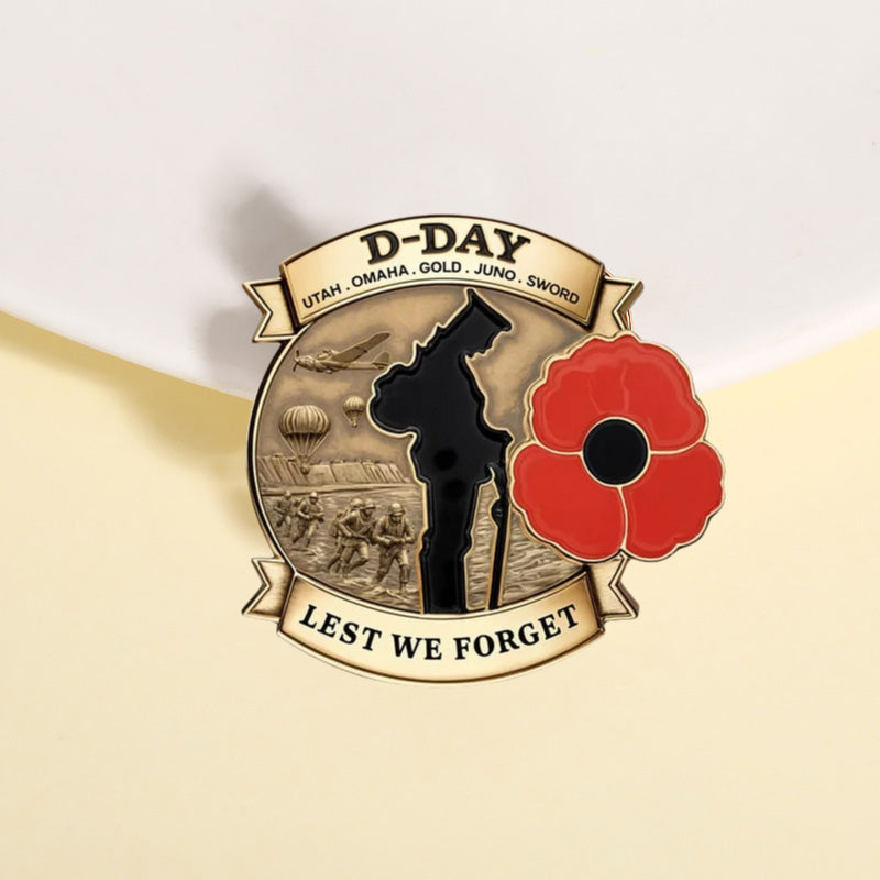 D-DAY 80th Anniversary Commemorative Badge