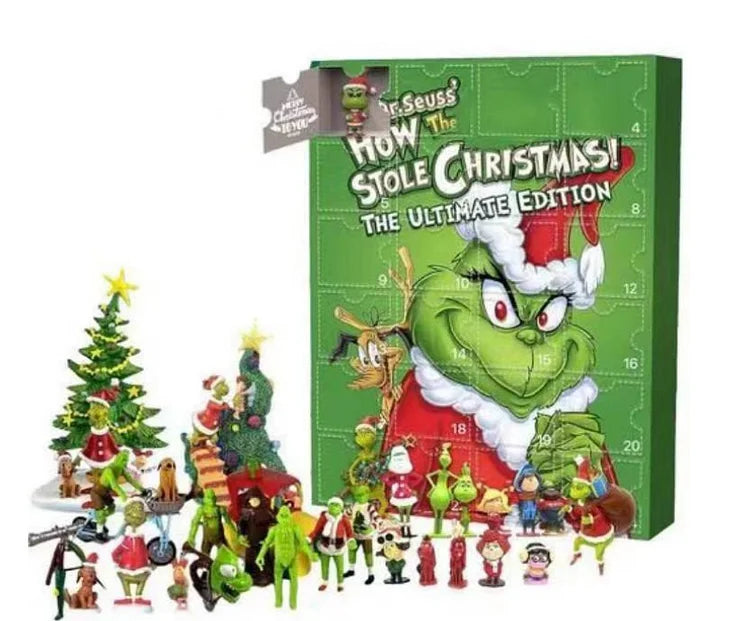 Green monster Christmas calendar