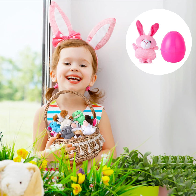 Plush Animal Toy-Filled Easter Eggs