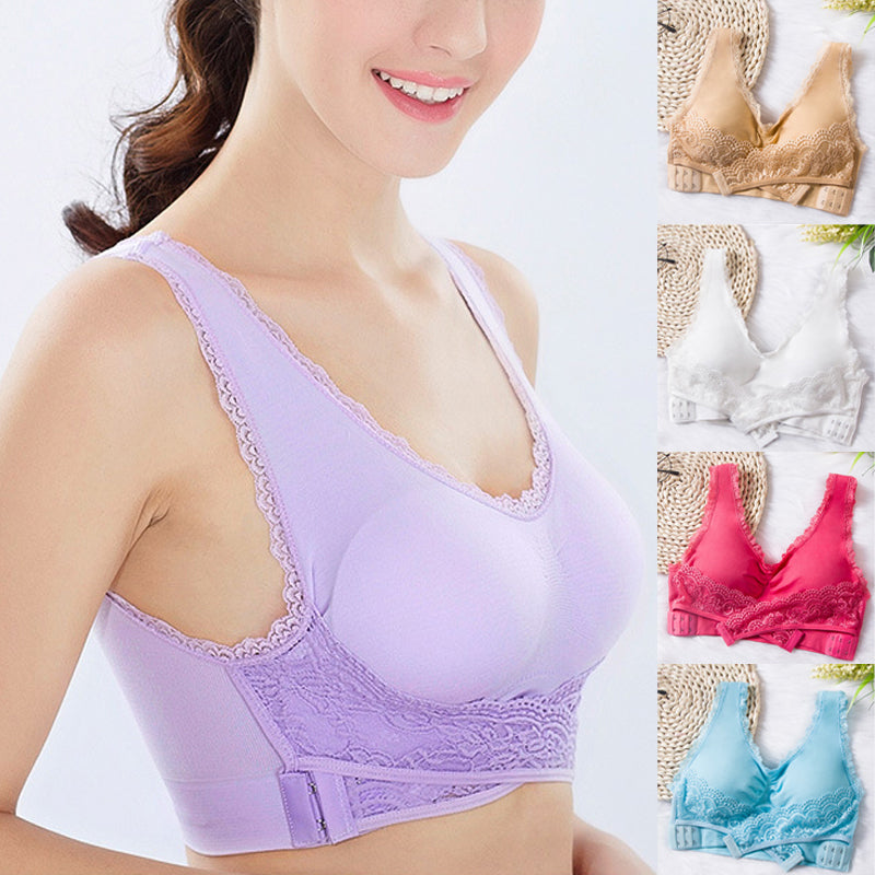 Women's Wireless Full Coverage Lace Bra