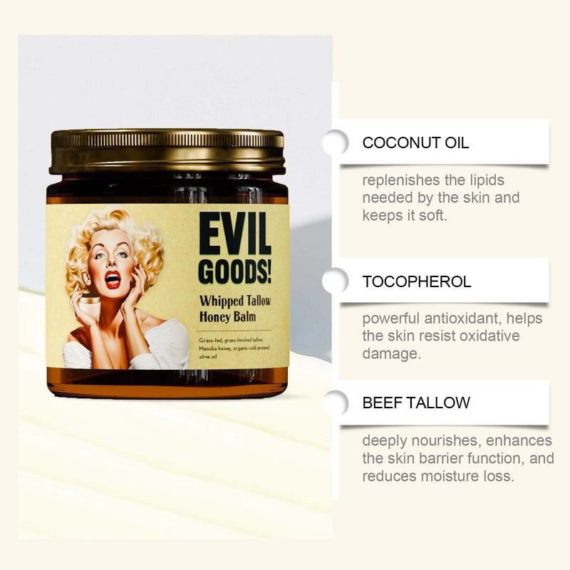 EVIL GOODS Whipped Beef Tallow and Manuka Honey Balm