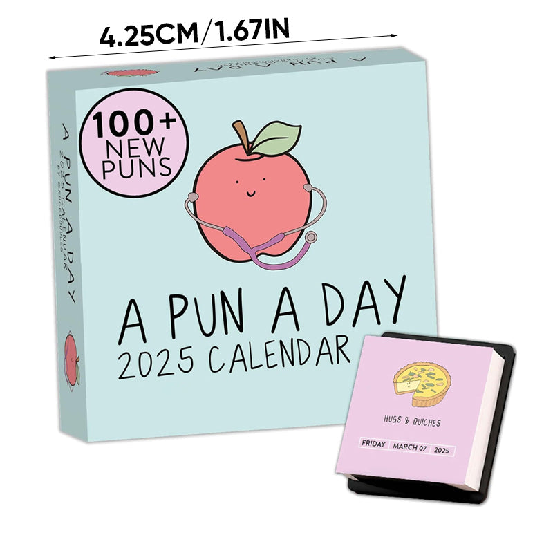 2025 Daily Punny Desk Calendar