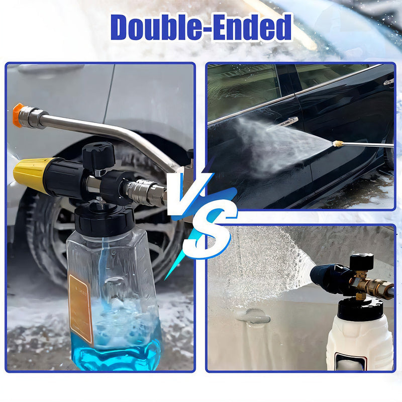 Enhance Your Car Washing Experience - Foam Cannon Dual Connector Accessory