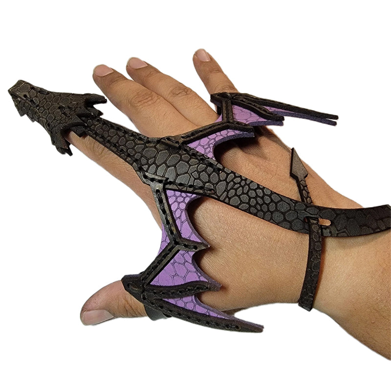 Leather Hand Dragon Cuff