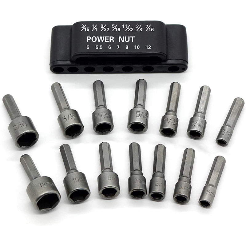 14 PCs Hexagonal Handle Power Nuts