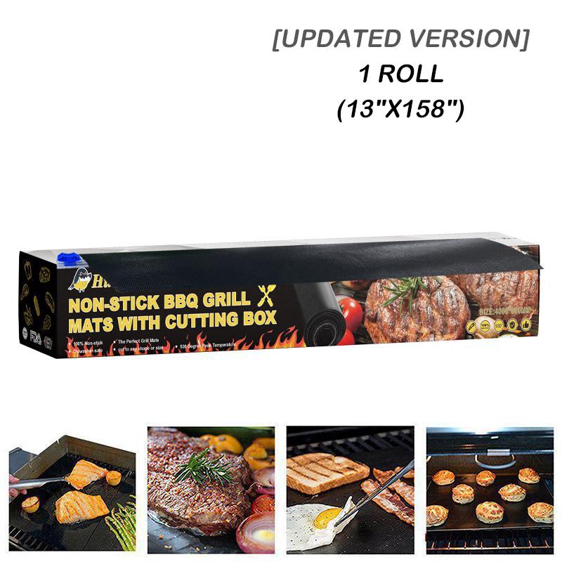 Cuttable Non-Stick BBQ Grill Mats(1 roll)