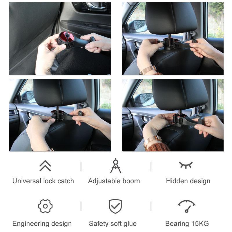 Headrest Bracket Car Hook