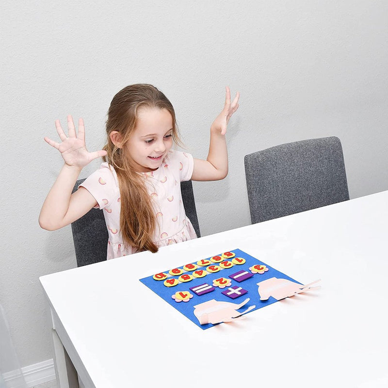 Felt Board Finger Numbers Counting Toy