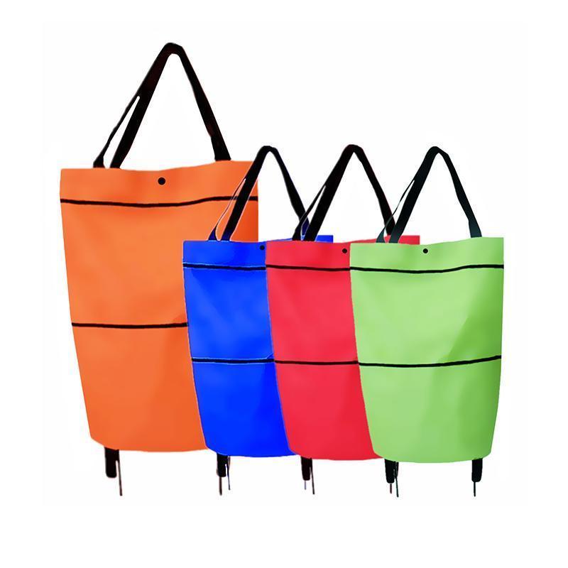 Foldable Shopping Trolley Tote Bag