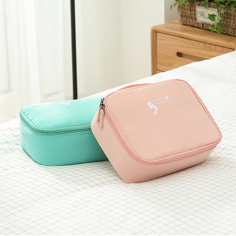 Multifunctional Compartmentalized Square Bag Travel Storage Bag