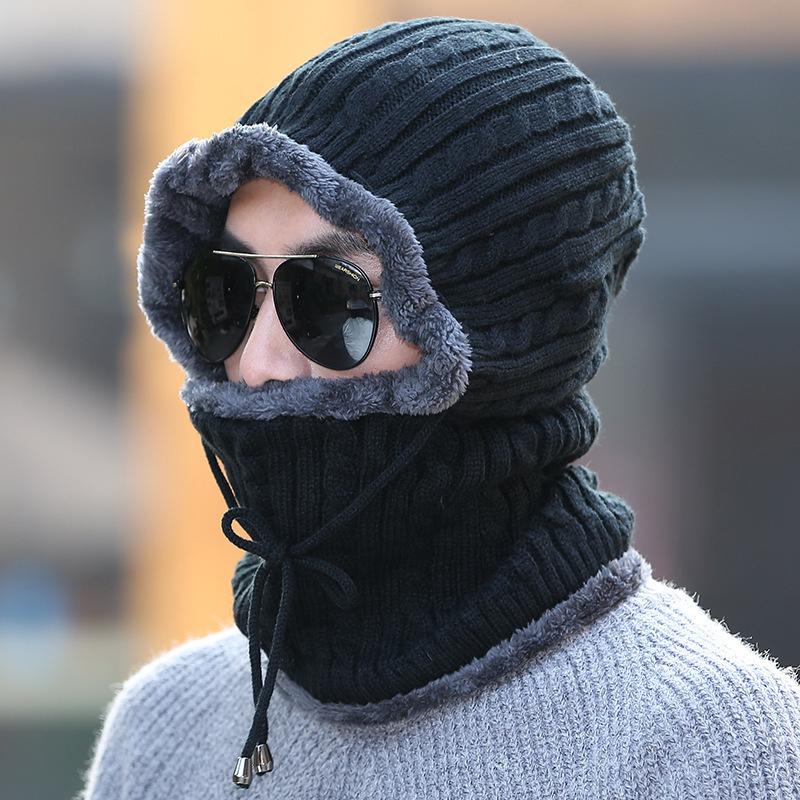 Face Scarf Snood Thermal Hooded Hat